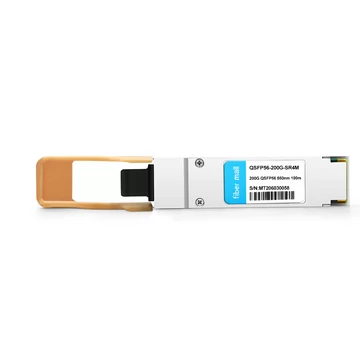 Módulo transceptor óptico QSFP56-200G-SR4M 200G QSFP56 SR4 PAM4 850nm 100m MTP/MPO APC OM3 FEC