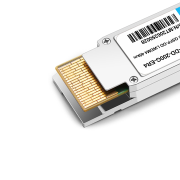 QSFP-DD-200G-ER4 200G QSFP-DD ER4 PAM4 LWDM4 40 كم LC SMF FEC وحدة الإرسال والاستقبال البصرية