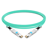 Câble optique actif DELL AOC-Q28DD-200G-5M compatible 5 m (16 pieds) 200G QSFP-DD vers QSFP-DD