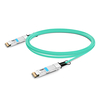 Câble optique actif DELL AOC-Q28DD-200G-5M compatible 5 m (16 pieds) 200G QSFP-DD vers QSFP-DD
