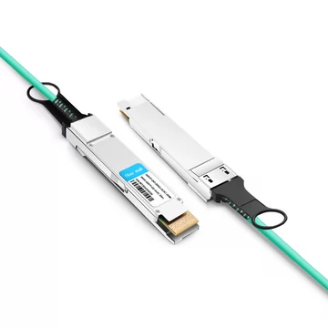 Cable óptico activo compatible con DELL AOC-Q28DD-200G-20M de 20 m (66 pies) 200G QSFP-DD a QSFP-DD