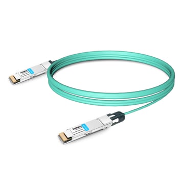 Câble optique actif EdgeCore ET7502-AOC-1M compatible 1 m (3 pieds) 400G QSFP-DD vers QSFP-DD