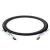 EdgeCore ET7502-DAC-1M 호환 1m(3피트) 400G QSFP-DD - QSFP-DD PAM4 패시브 직접 연결 구리 Twinax 케이블