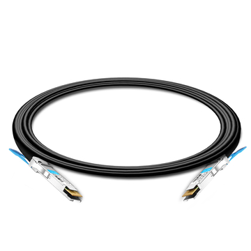 Arista Networks CAB-DD-400G-1M Совместимый 1 м (3 футов) 400G QSFP-DD - QSFP-DD PAM4 Пассивный медный твинаксиальный кабель прямого подключения