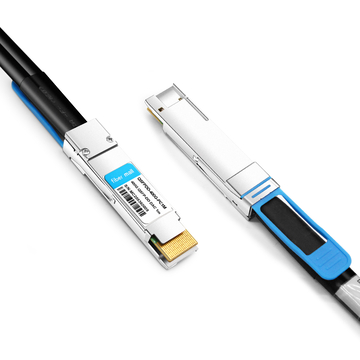 Cisco QDD-400-CU1M Compatible 1m (3ft) 400G QSFP-DD to QSFP-DD PAM4 Passive Direct Attach Copper Twinax Cable