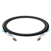 Cisco QDD-400-CU2M Compatible 2 m (7 pies) 400G QSFP-DD a QSFP-DD PAM4 Cable Twinax de cobre de conexión directa pasiva