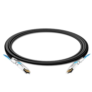 H3C QSFPDD-400G-D-CAB-2M Совместимый медный твинаксиальный кабель длиной 2 м (7 футов) 400G QSFP-DD — QSFP-DD PAM4 с прямым подключением