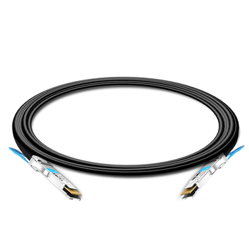 Arista Networks CAB-DD-400G-2.5 Compatível com 2.5m (8 pés) 400G QSFP-DD para QSFP-DD PAM4 Passivo Cabo Twinax de Cobre de Conexão Direta