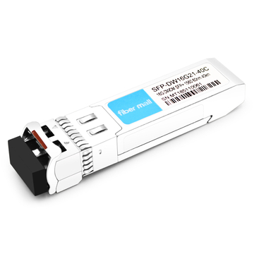 SFP-DW16G21-40C 16G DWDM SFP + 100 جيجا هرتز C21 1560.60nm 40km LC SMF DDM وحدة الإرسال والاستقبال