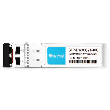 SFP-DW16G21-40C 16G DWDM SFP + 100 GHz C21 1560.60 nm 40 km LC SMF DDM-Transceiver-Modul