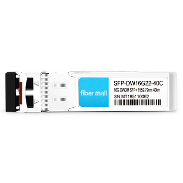 SFP-DW16G22-40C 16G DWDM SFP + 100GHz C22 1559.79nm 40km LC SMF DDM Módulo transceptor