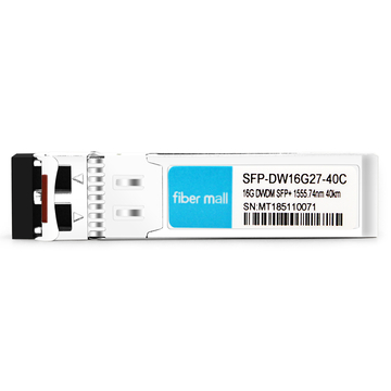 SFP-DW16G27-40C 16G DWDM SFP+ 100GHz C27 1555.74nm 40km LC SMF DDM Transceiver Module