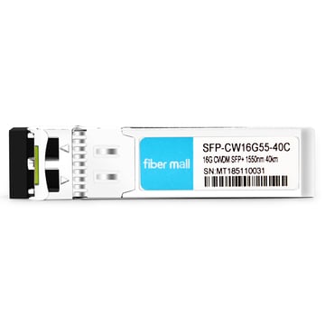 SFP-CW16G55-40C 16G CWDM SFP+ 1550nm 40km LC SMF DDM Transceiver Module