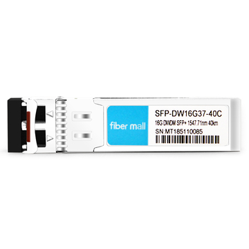 SFP-DW16G37-40C 16G DWDM SFP + 100GHz C37 1547.71nm 40km LC SMFDDMトランシーバーモジュール