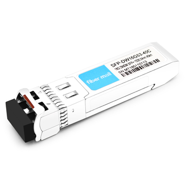 SFP-DW16G53-40C 16G DWDM SFP + 100 جيجا هرتز C53 1535.04nm 40km LC SMF DDM وحدة الإرسال والاستقبال