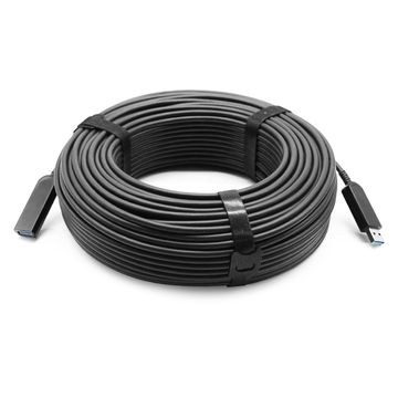 USB 3.0 Active Optical Cables 50m Male to Female | FiberMall