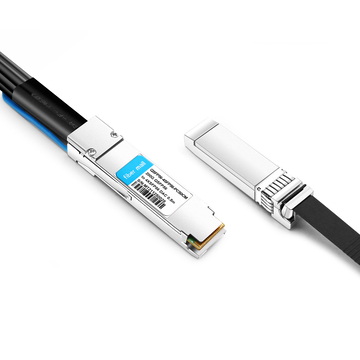 QSFP56-4SFP56-PC50CM 50cm (1.6ft) 200G QSFP56 to Four 50G SFP56 PAM4 Passive Copper Direct Attach Breakout Cable