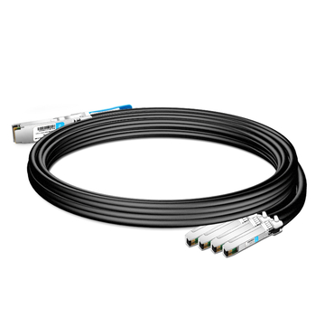 QSFP56-4SFP56-PC1.5M 1.5m (5ft) 200G QSFP56 à quatre 50G SFP56 PAM4 Câble de dérivation à connexion directe en cuivre passif