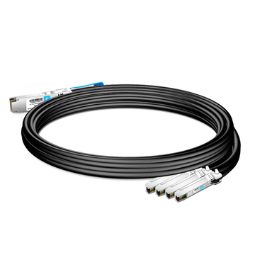 QSFP56-4SFP56-PC3M 3 м (10 фута) 200G QSFP56 к четырем 50G SFP56 PAM4 Пассивный медный переходной кабель прямого подключения