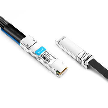 NVIDIA MCP7H70-V003R26 Compatible 3m (10ft) 200G QSFP56 to Four 50G SFP56 PAM4 Passive Copper Direct Attach Breakout Cable