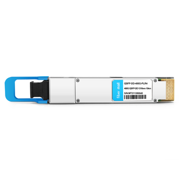 Arista Networks QDD-400G-PLR4 Compatible 400G QSFP-DD PLR4 PAM4 1310nm 10km MTP/MPO-12 SMF FEC Module émetteur-récepteur optique