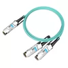Mellanox MFS1S50-H003E Compatible 3m (10ft) 200G HDR QSFP56 to 2x100G QSFP56 PAM4 Breakout Active Optical Cable
