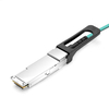 HPE P26659-B21 Compatible 3m (10ft) 200G HDR QSFP56 to 2x100G QSFP56 PAM4 Breakout Active Optical Cable