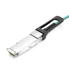 Mellanox MFS1S50-V003E Compatível 3m (10 pés) 200G QSFP56 a 2x100G QSFP56 PAM4 Breakout Cabo Ótico Ativo