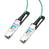 HPE P26659-B23 متوافق 10 مترًا (33 قدمًا) 200 جيجا HDR QSFP56 إلى 2x100G QSFP56 PAM4 Breakout Active Optical Cable