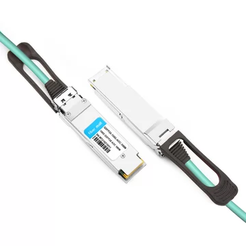 Câble optique actif Mellanox MFA1A00-C100 compatible 100m (328ft) 100G QSFP28 vers QSFP28