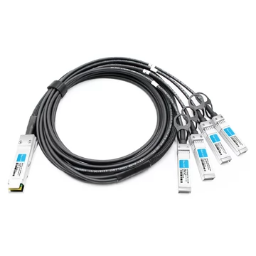 Mellanox MCP7F00-A01AR30N Совместимый 1.5 м (4.9 фута) 100G QSFP28 до четырех медных кабелей 25G SFP28 с прямым подключением