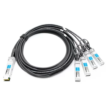 QSFP28-4SFP28-PC3.5M 3.5m (11 pés) 100G QSFP28 para Quatro 25G SFP28 Cabo Breakout de conexão direta de cobre