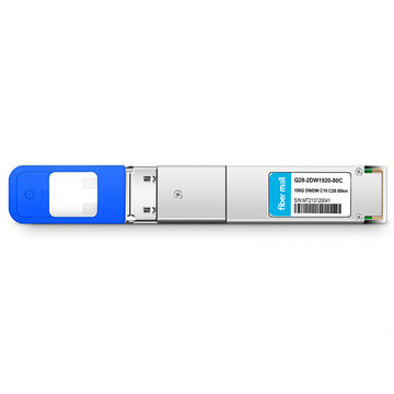 Q28-2DW1920-80C 100G DWDM QSFP28 PAM4 80km C19 C20 100GHz CS DDM 광 트랜시버