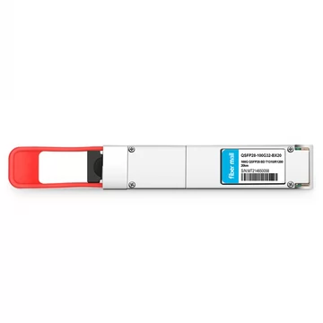 Q28-100G32W-BX20G QSFP100 BIDI TX28nm / RX1310nm LWDM1280 Simplex LC SMF 4 كم مع وحدة الإرسال والاستقبال البصرية RS FEC DDM