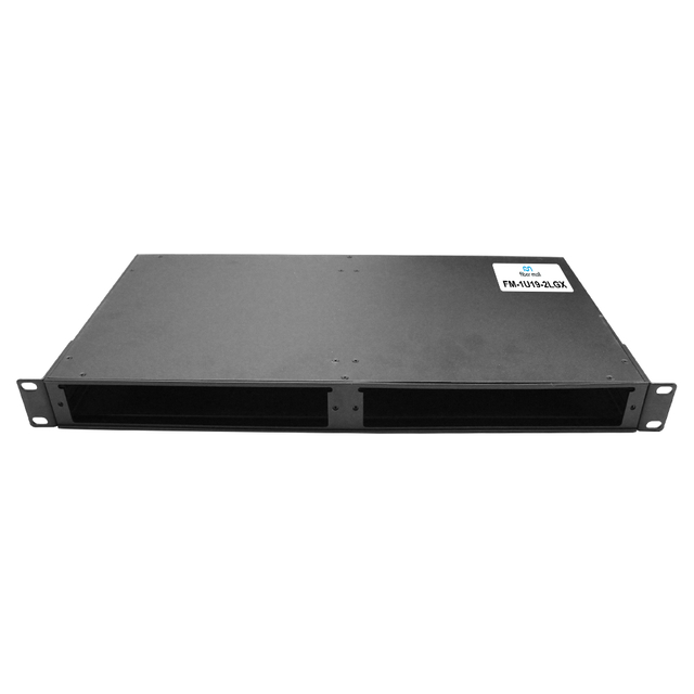 19&quot; 1U Rack with 2 Slots for Plug-in LGX Box - FiberMall