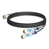 QDD-2Q56-400G-PC50CM 50cm (1.6 pés) 400G QSFP-DD a 2x200G QSFP56 PAM4 Cabo de cobre de conexão direta com quebra passiva