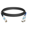 Arista Networks CAB-D-2Q-400G-1M Compatible 1m (3ft) 400G QSFP-DD vers 2x200G QSFP56 PAM4 Passive Breakout Direct Attach Copper Cable