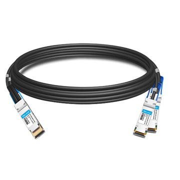 Arista Networks CAB-D-2Q-400G-1M Compatible 1 m (3 pies) 400G QSFP-DD a 2x200G QSFP56 PAM4 Cable de cobre de conexión directa de ruptura pasiva