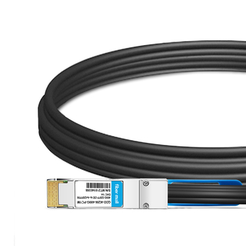 EdgeCore ET7502-B4D-1M Compatible 1 m (3 pies) 400G QSFP-DD a 4x100G QSFP56 PAM4 Cable de cobre de conexión directa de ruptura pasiva