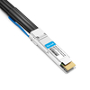 EdgeCore ET7502-B4D-1M 호환 1m(3피트) 400G QSFP-DD - 4x100G QSFP56 PAM4 패시브 브레이크아웃 직접 연결 구리 케이블