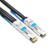 Mellanox MCP7F60-W01AR30 Compatível com 1.5 m (4.9 pés) 400 G QSFP-DD a 4 x 100 G QSFP56 PAM4 Cabo de cobre de conexão direta com breakout passivo