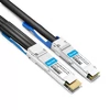 QDD-4Q56-400G-PC1.5M 1.5m (4.9ft) 400G QSFP-DD vers 4x100G QSFP56 PAM4 Passive Breakout Direct Attach Copper Cable