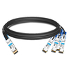 Mellanox MCP7F60-W02AR26 Compatible 2.5 m (8 pies) 400G QSFP-DD a 4x100G QSFP56 PAM4 Cable de cobre de conexión directa de ruptura pasiva