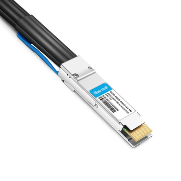 Arista Networks H-D400-4Q100-1M Compatível com 1m (3 pés) 400G QSFP-DD a 4x100G QSFP28 PAM4 Cabo de cobre de conexão direta com breakout ativo