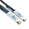 QDD-4Q28-400G-AC1M 1m (3ft) 400G QSFP-DD to 4x100G QSFP28 PAM4 Active Breakout Direct Attach Copper Cable