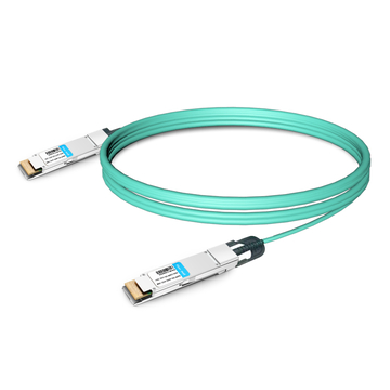 Câble optique actif Cisco QDD-400-AOC25M compatible 25 m (82 pieds) 400G QSFP-DD vers QSFP-DD