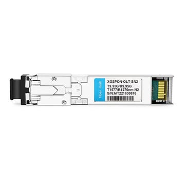 Nokia 3FE46232BAAA Compatible 10G SFP+ TX-9.95G/RX-9.95G, 2.488G Tx-1577nm/Rx-1270nm SN2 SC UPC DDM Transceptores ópticos