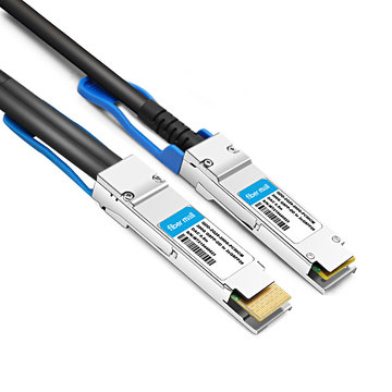 QDD-2QSFP28-200G-PC50CM 50cm (1.6 pés) 200G QSFP-DD a 2x100G QSFP28 NRZ Cabo de cobre de conexão direta com quebra passiva