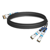 Arista Networks CAB-D-2Q-200G-1M Compatible 1m (3ft) 200G QSFP-DD vers 2x100G QSFP28 NRZ Passive Breakout Direct Attach Copper Cable