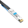 Arista Networks CAB-D-2Q-200G-2M 互換 2m (6 フィート) 200G QSFP-DD から 2x100G QSFP28 NRZ パッシブ ブレークアウト ダイレクト アタッチ銅線ケーブル